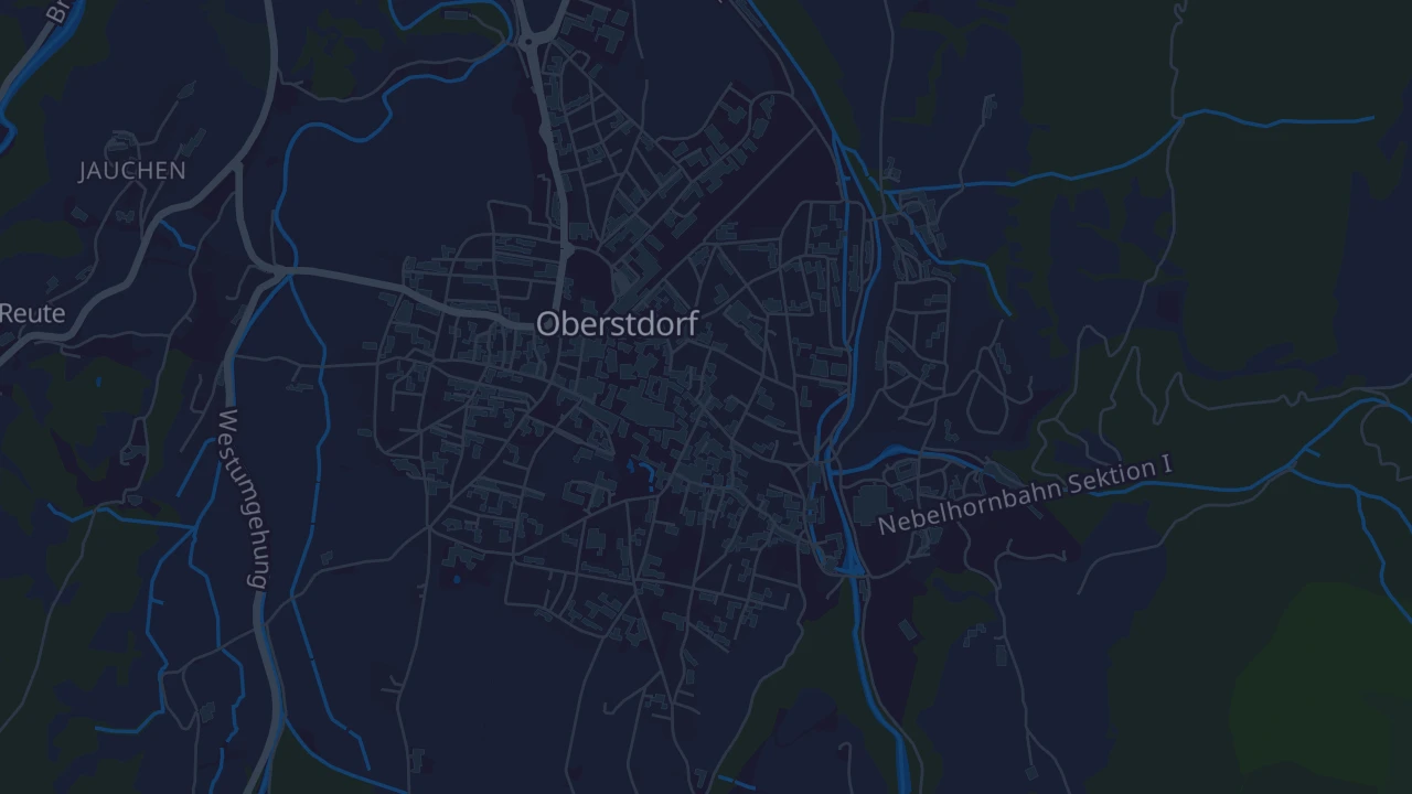 Karte von Oberstdorf