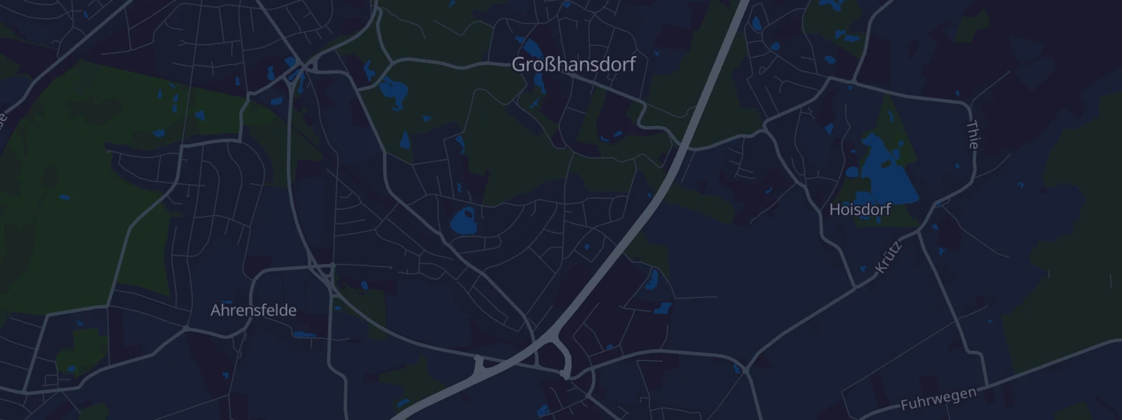 Karte von Großhansdorf