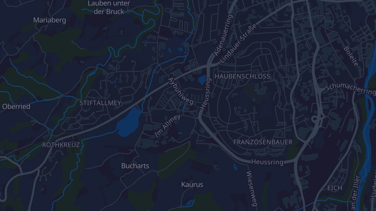 Karte von Kempten