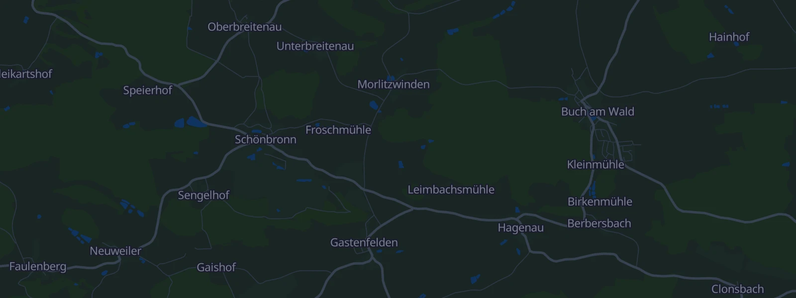 Karte von Buch am Wald