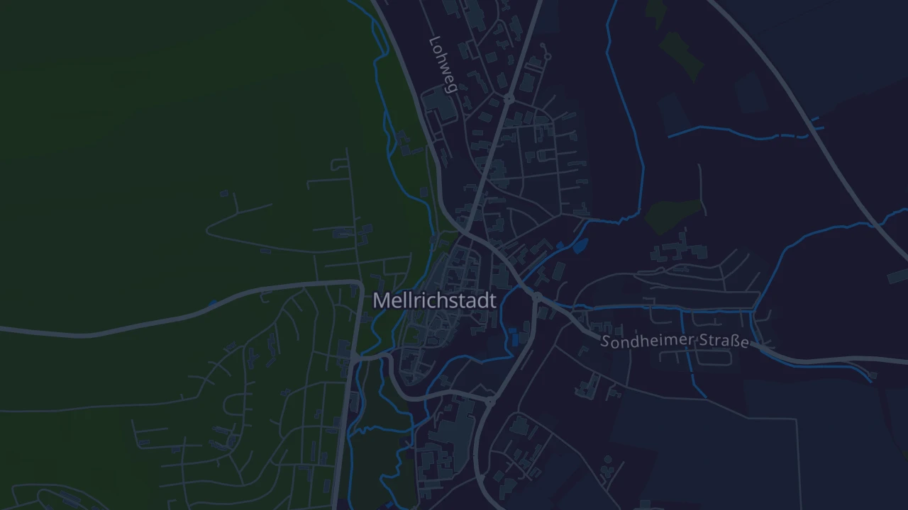 Karte von Mellrichstadt
