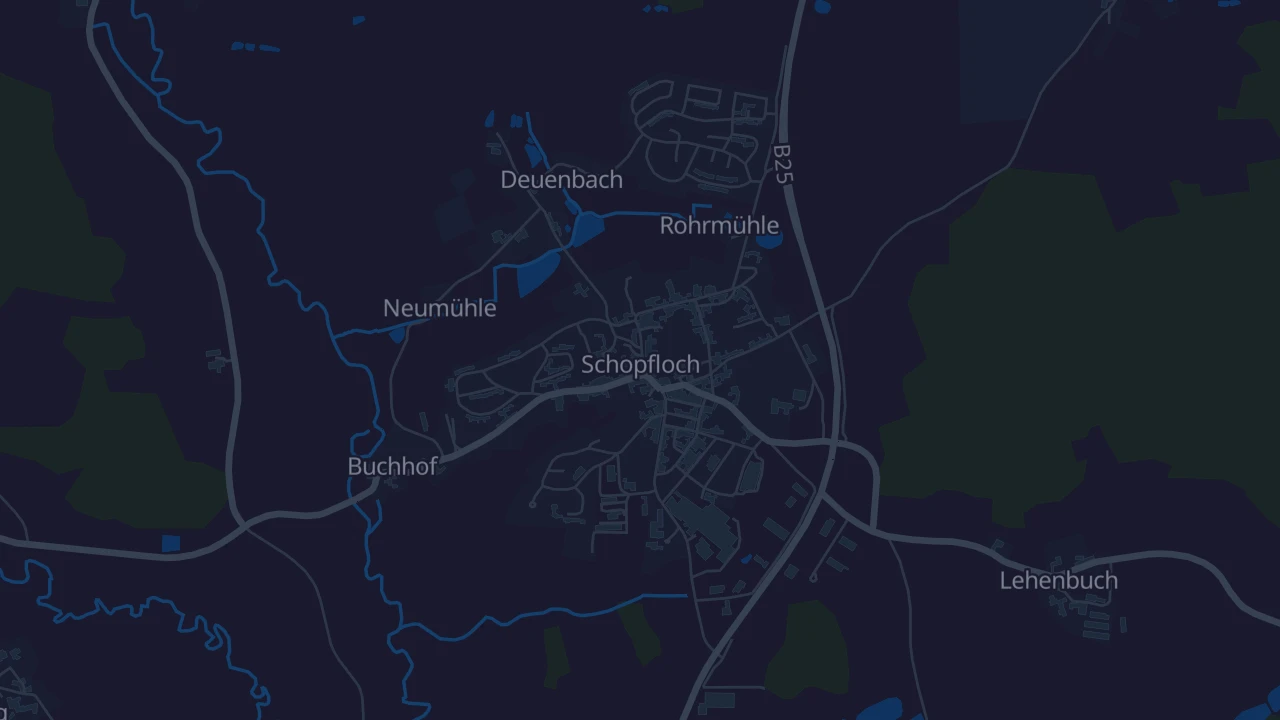 Karte von Schopfloch