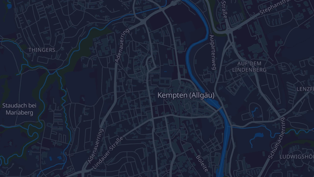Karte von Kempten