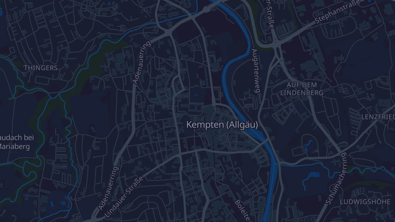 Karte von Kempten