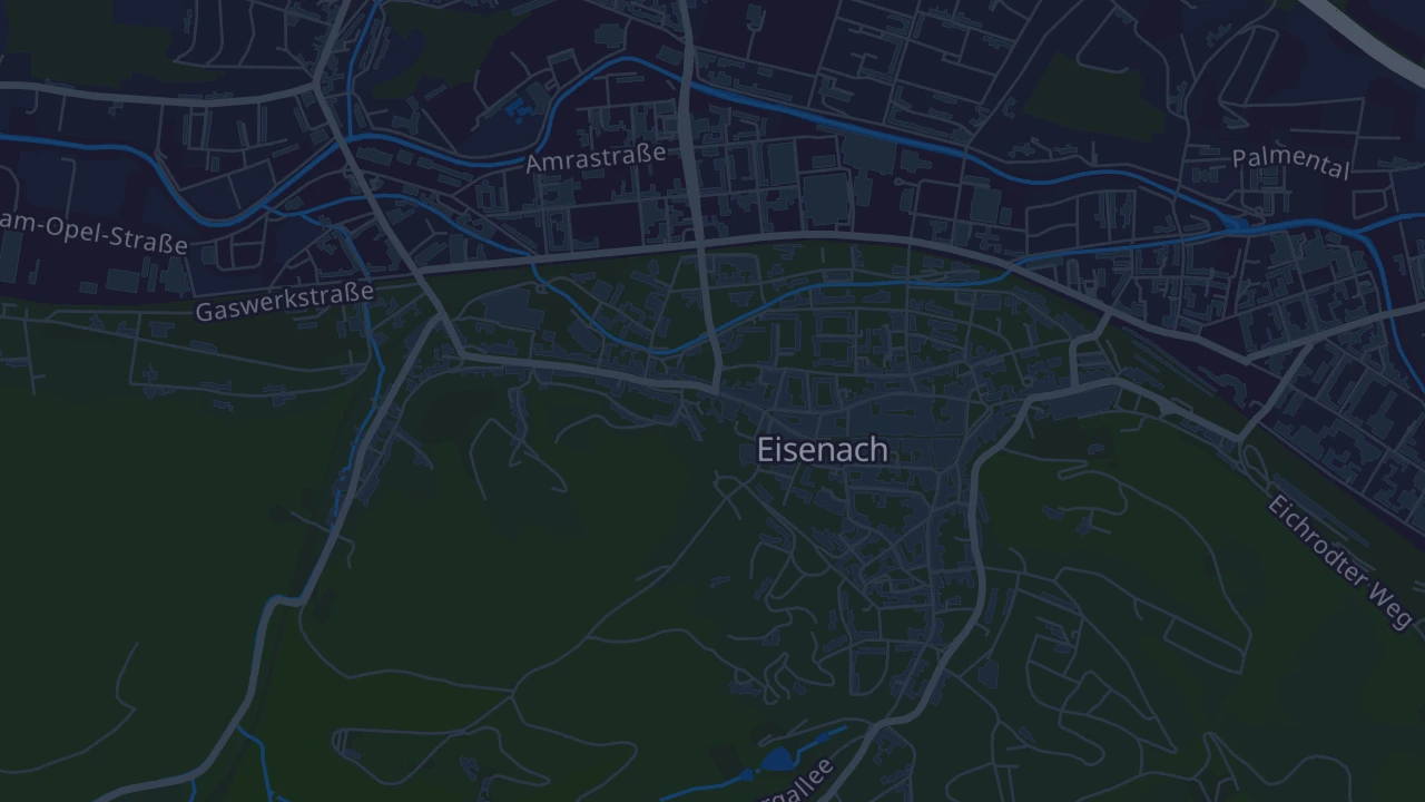 Karte von Eisenach
