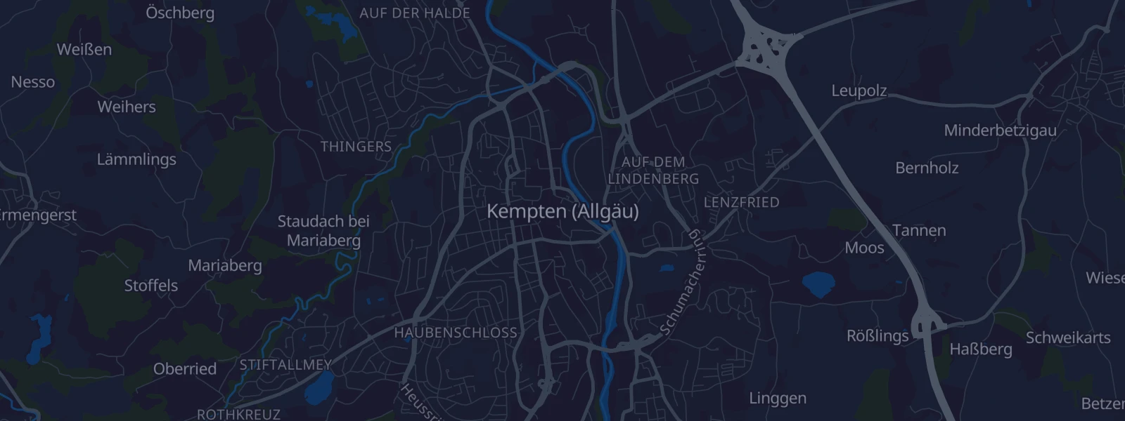 Karte von Kempten