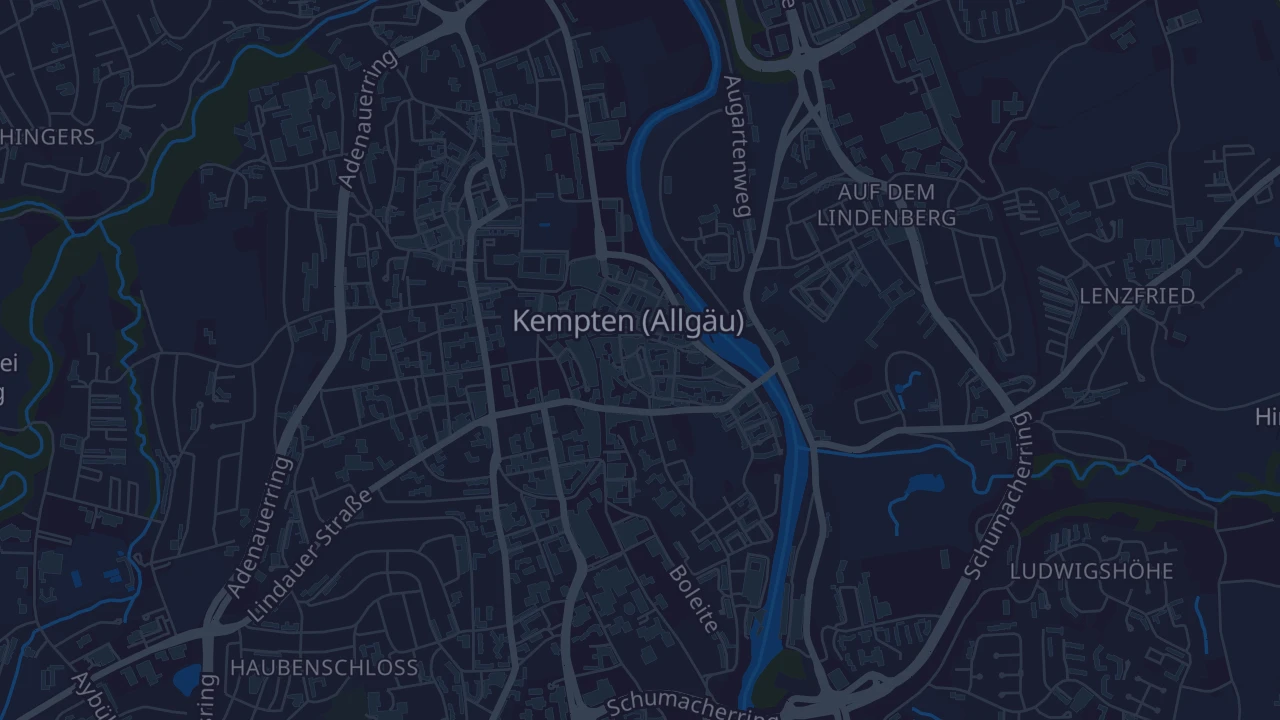 Karte von Kempten
