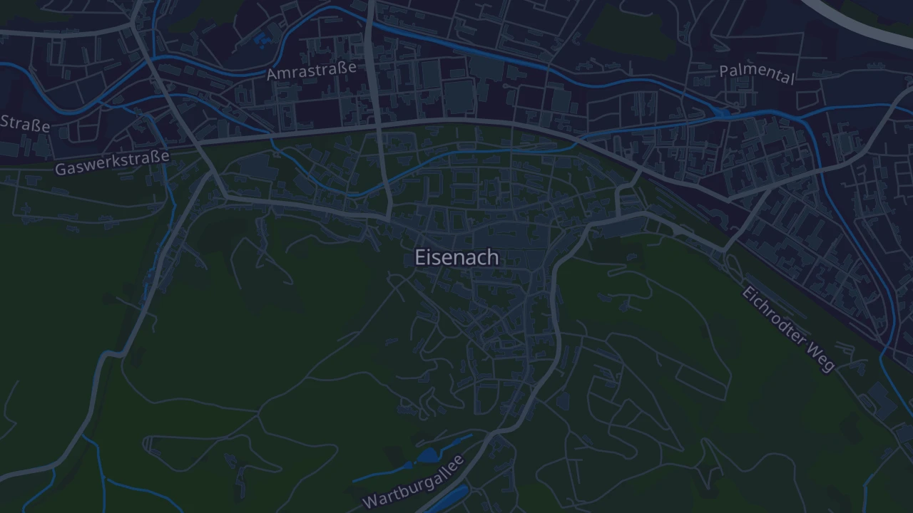 Karte von Eisenach