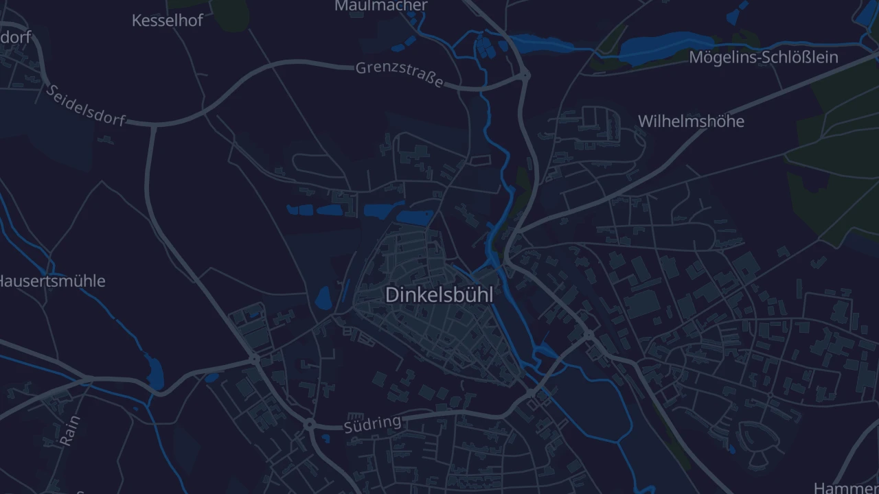 Karte von Dinkelsbühl