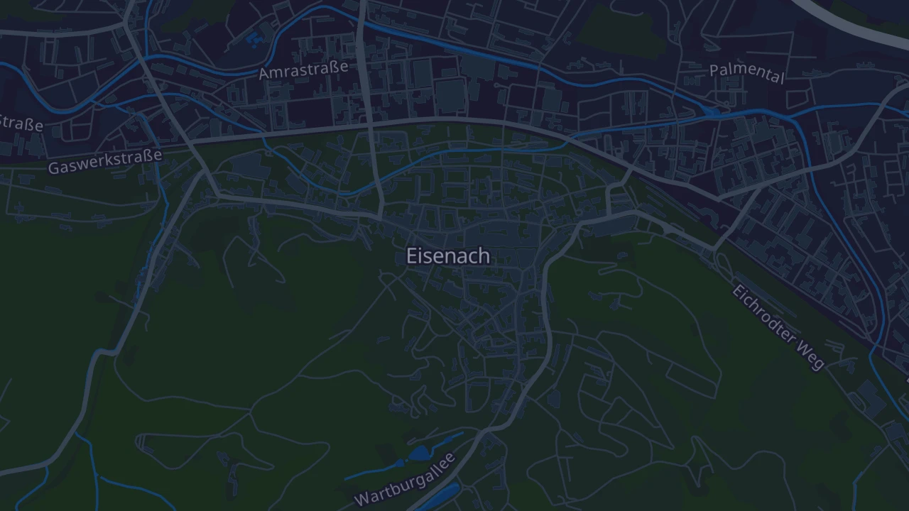Karte von Eisenach