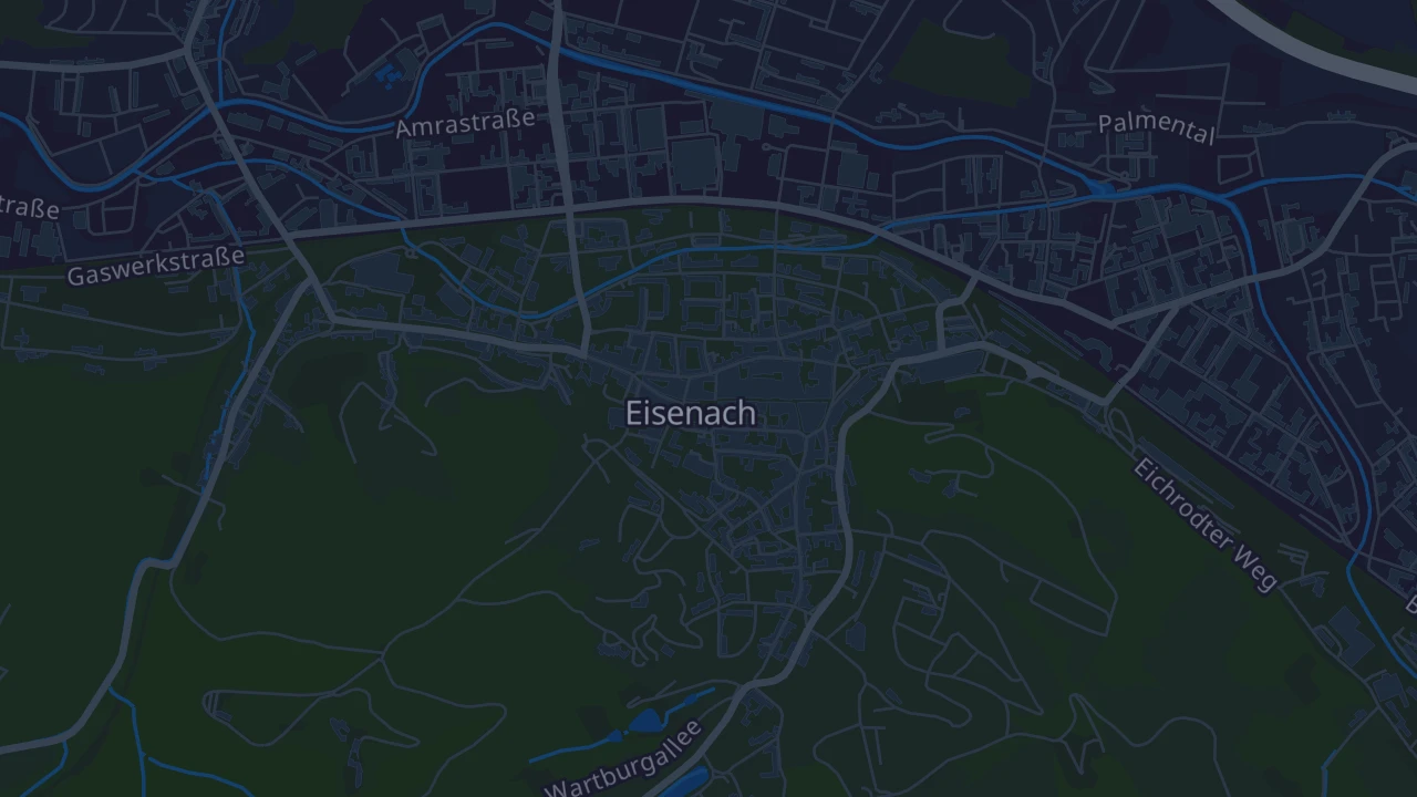 Karte von Eisenach