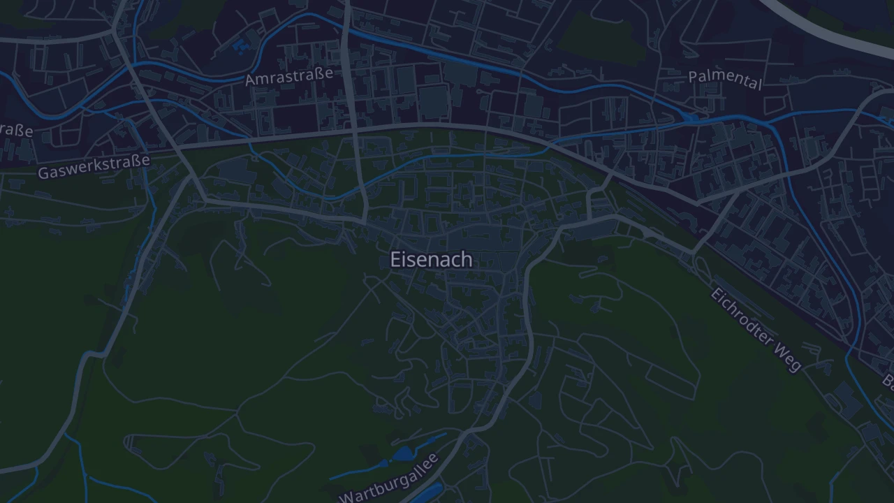 Karte von Eisenach