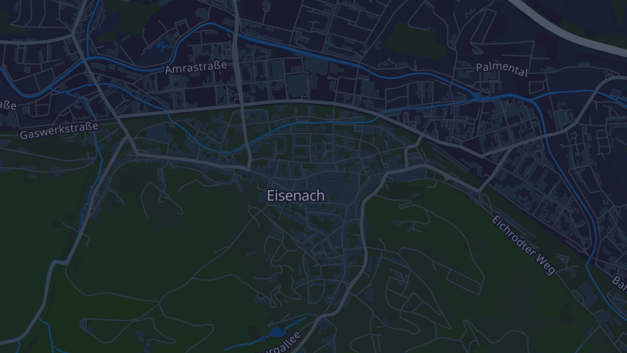 Karte von Eisenach