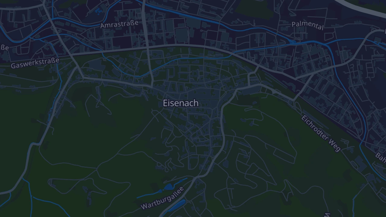 Karte von Eisenach