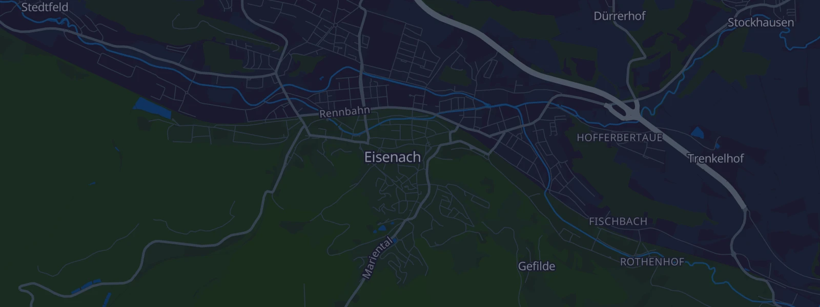 Karte von Eisenach