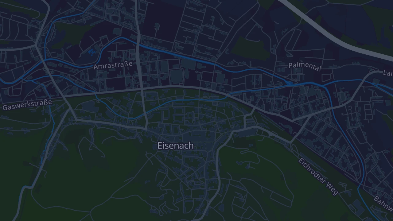 Karte von Eisenach
