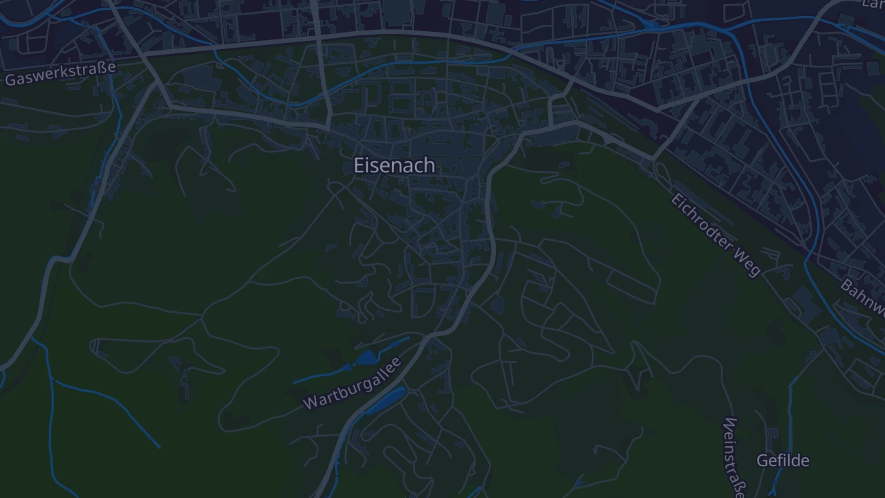 Karte von Eisenach