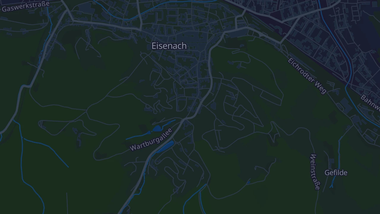 Karte von Eisenach