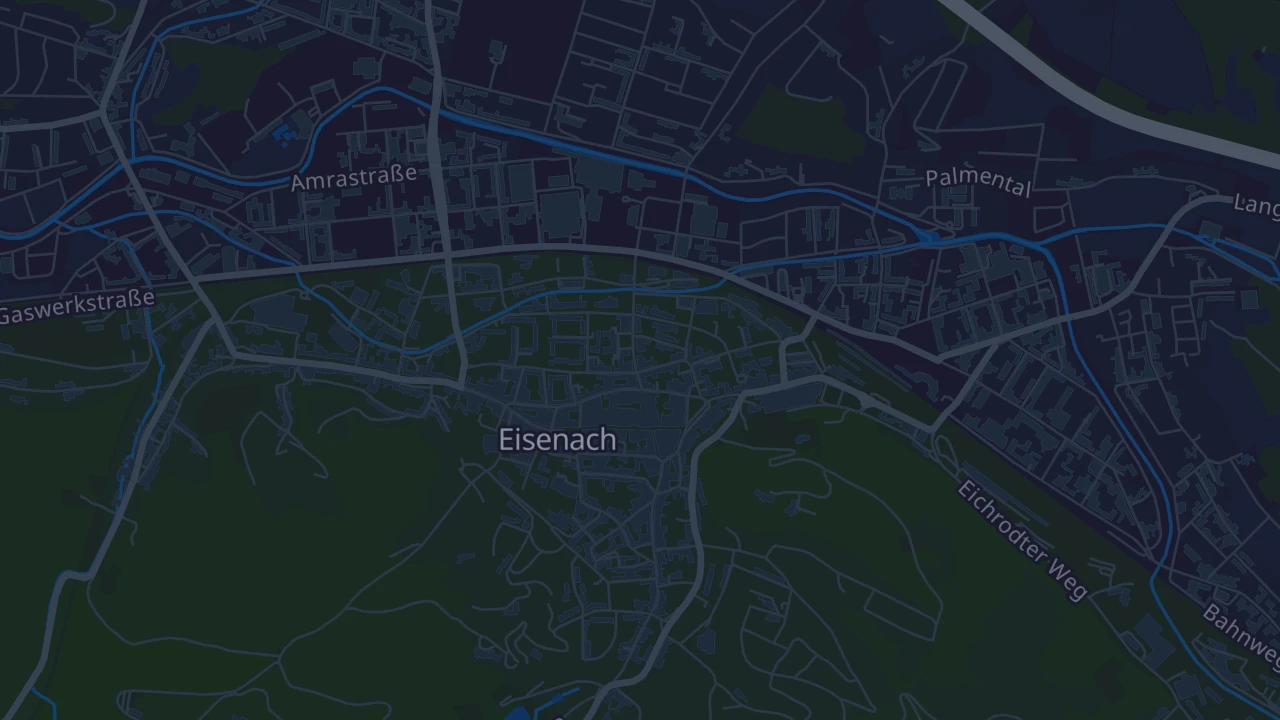 Karte von Eisenach