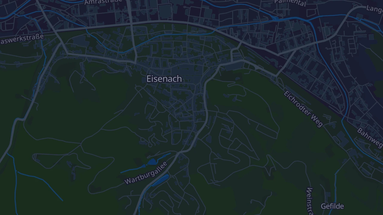 Karte von Eisenach