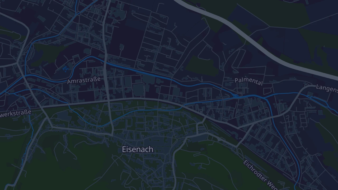 Karte von Eisenach