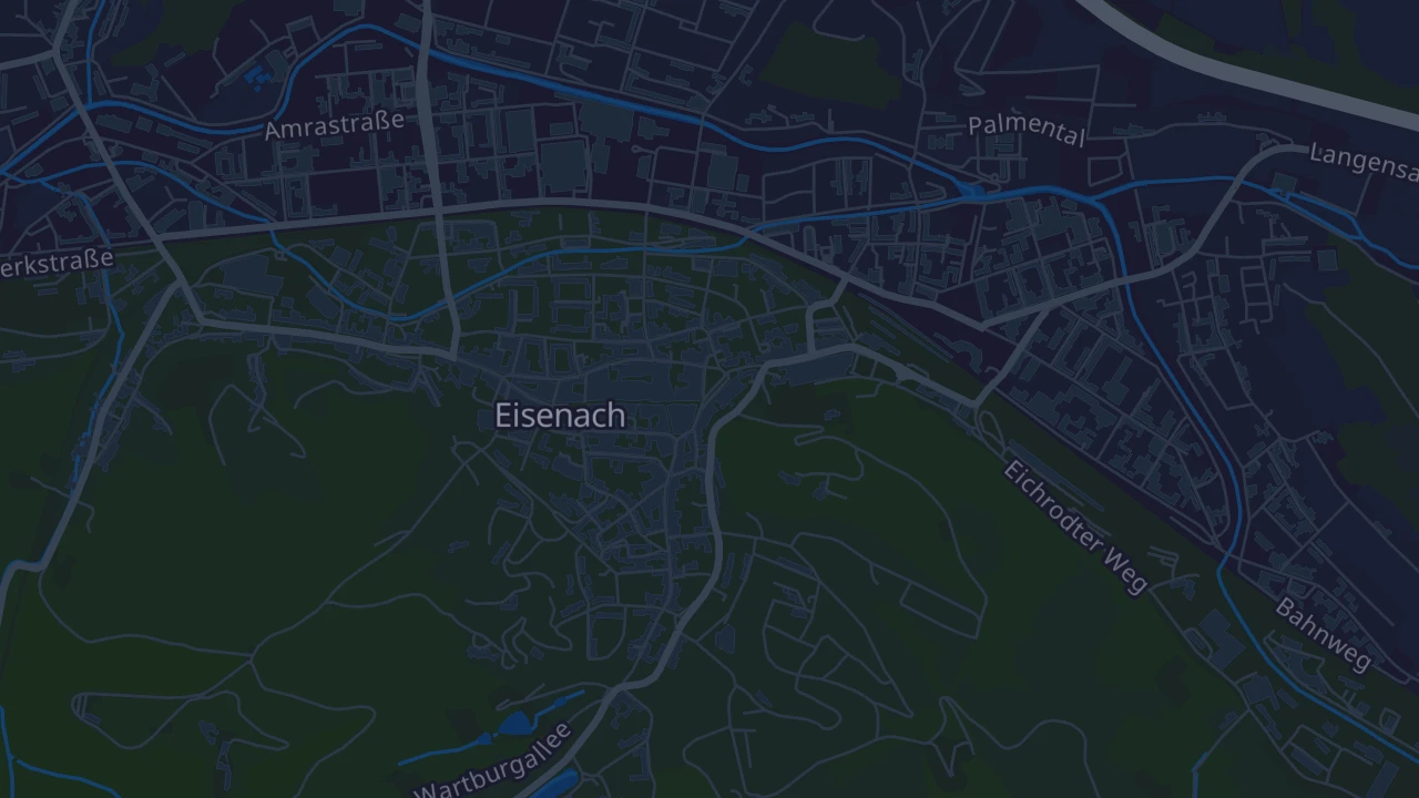 Karte von Eisenach