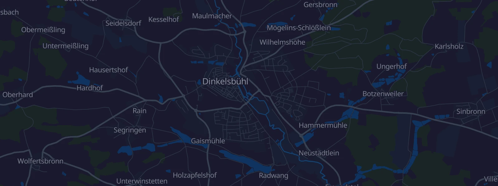 Karte von Dinkelsbühl