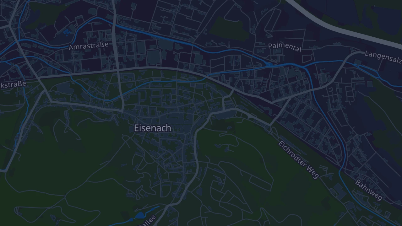 Karte von Eisenach
