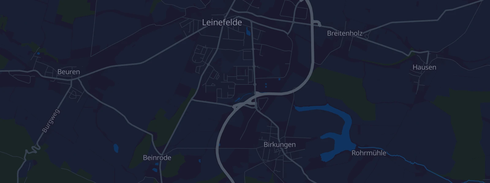 Karte von Leinefelde