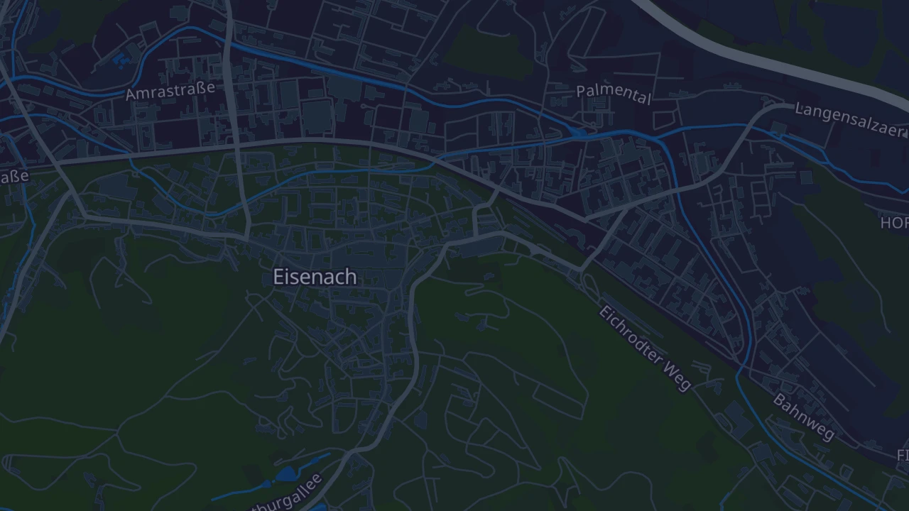 Karte von Eisenach