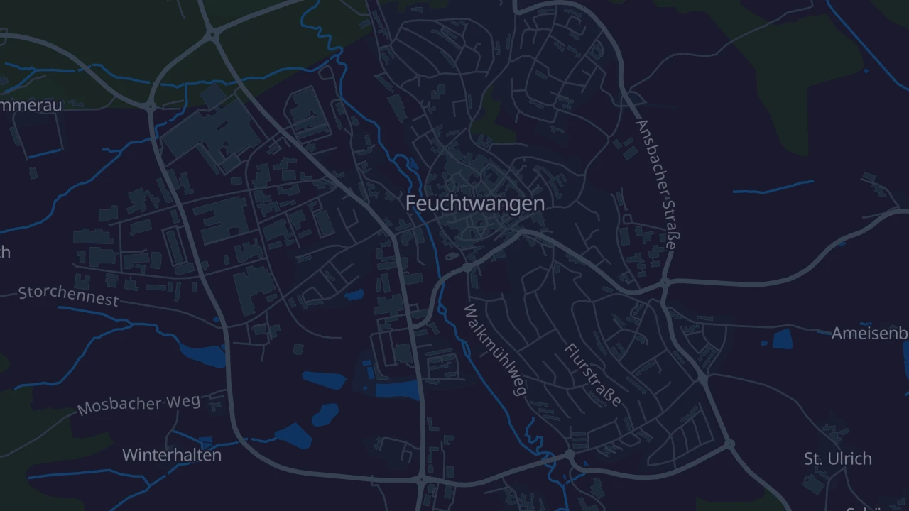 Karte von Feuchtwangen