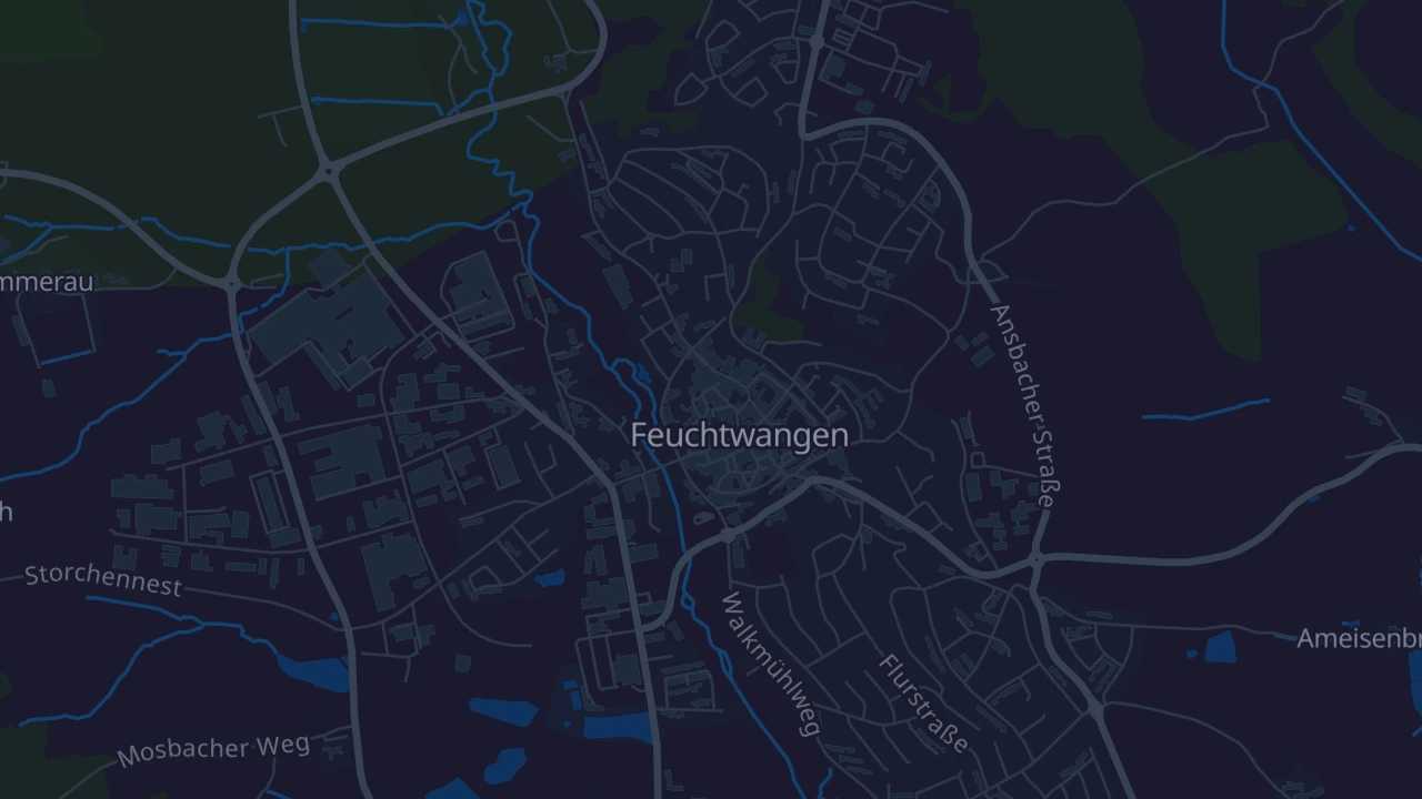 Karte von Feuchtwangen