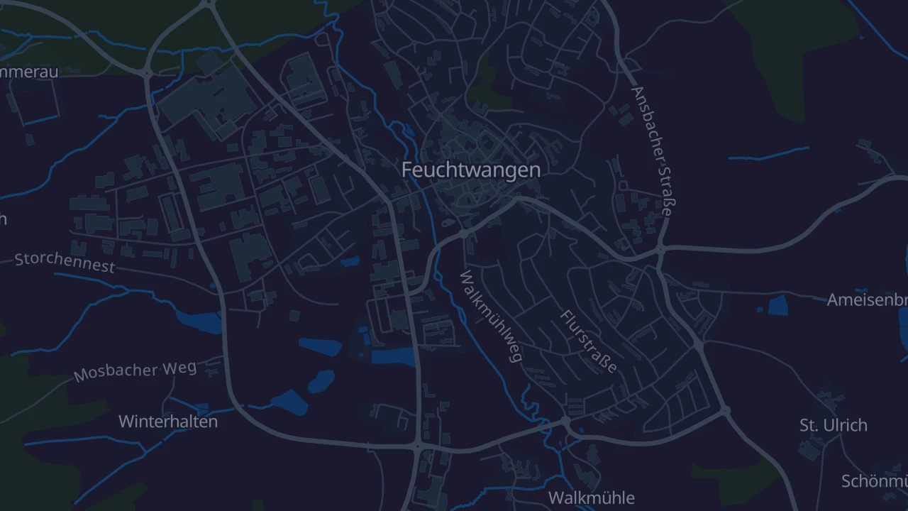 Karte von Feuchtwangen