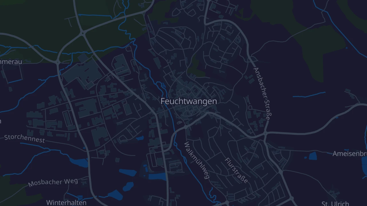 Karte von Feuchtwangen