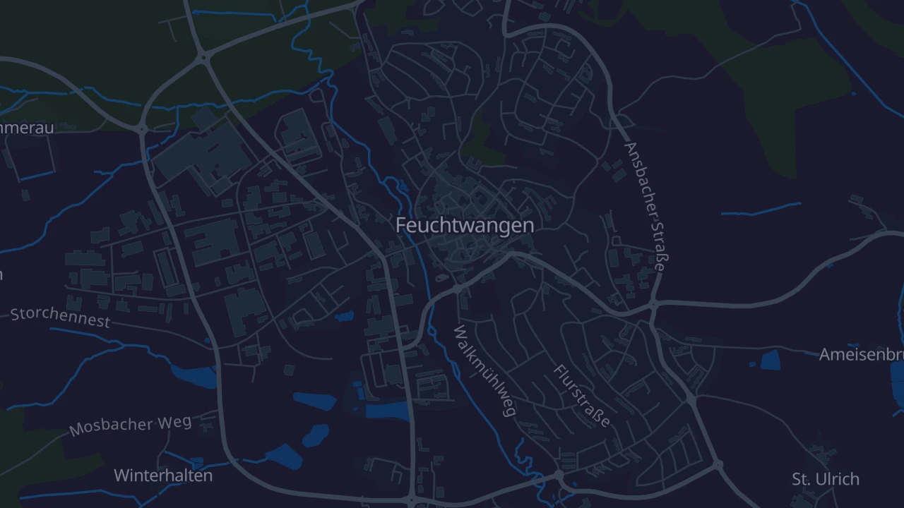 Karte von Feuchtwangen