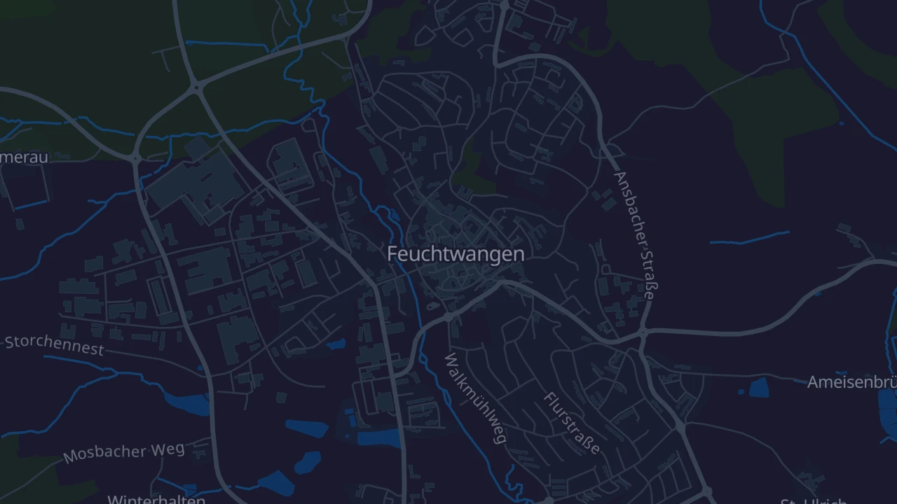 Karte von Feuchtwangen