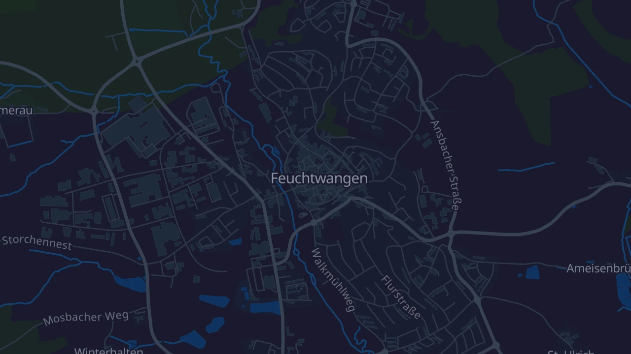 Karte von Feuchtwangen