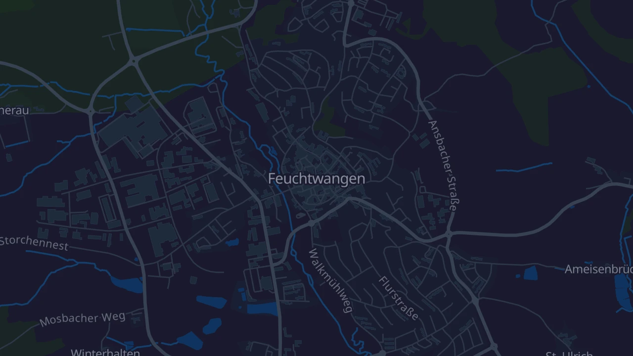 Karte von Feuchtwangen