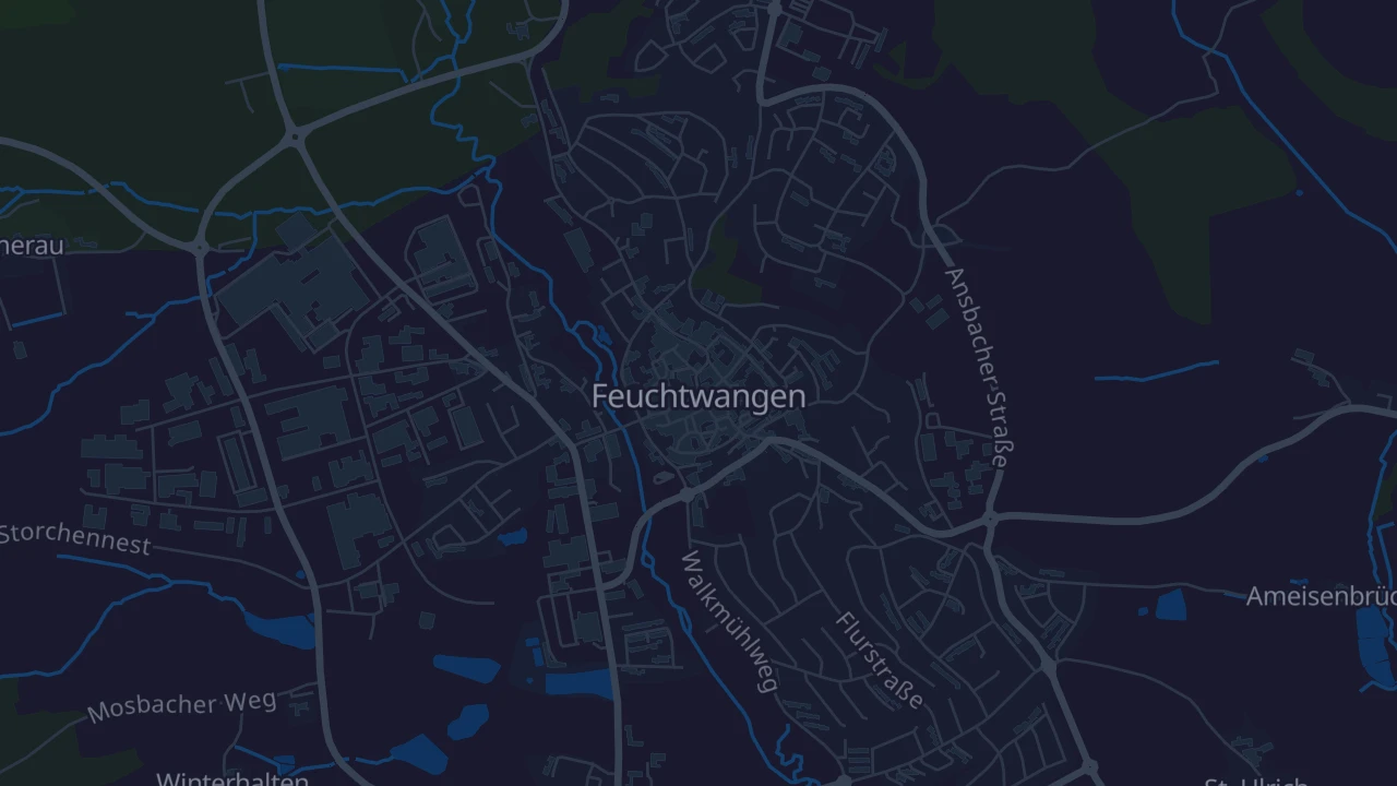 Karte von Feuchtwangen