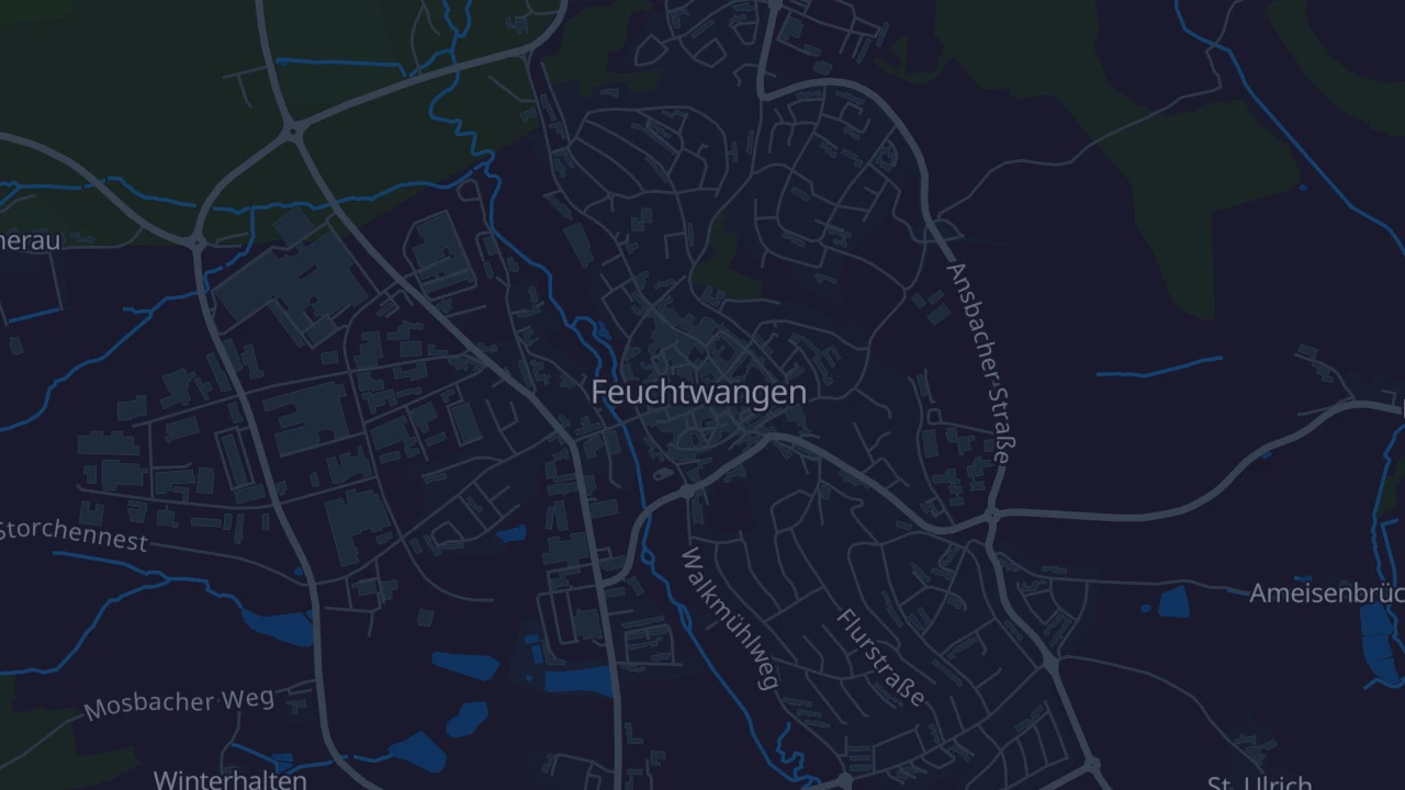 Karte von Feuchtwangen