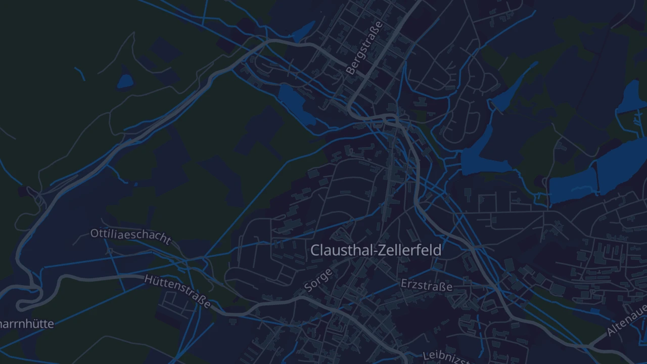 Karte von Clausthal-Zellerfeld