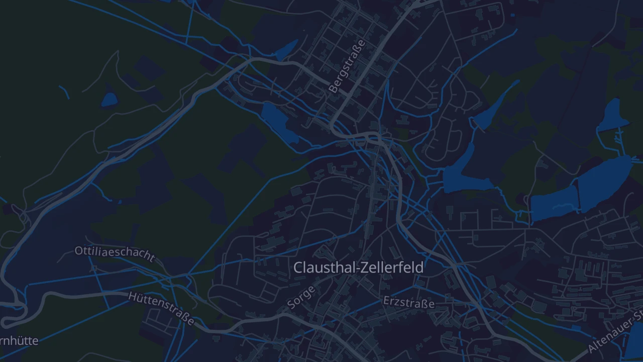 Karte von Clausthal-Zellerfeld