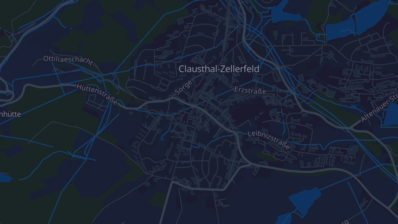 Karte von Clausthal-Zellerfeld
