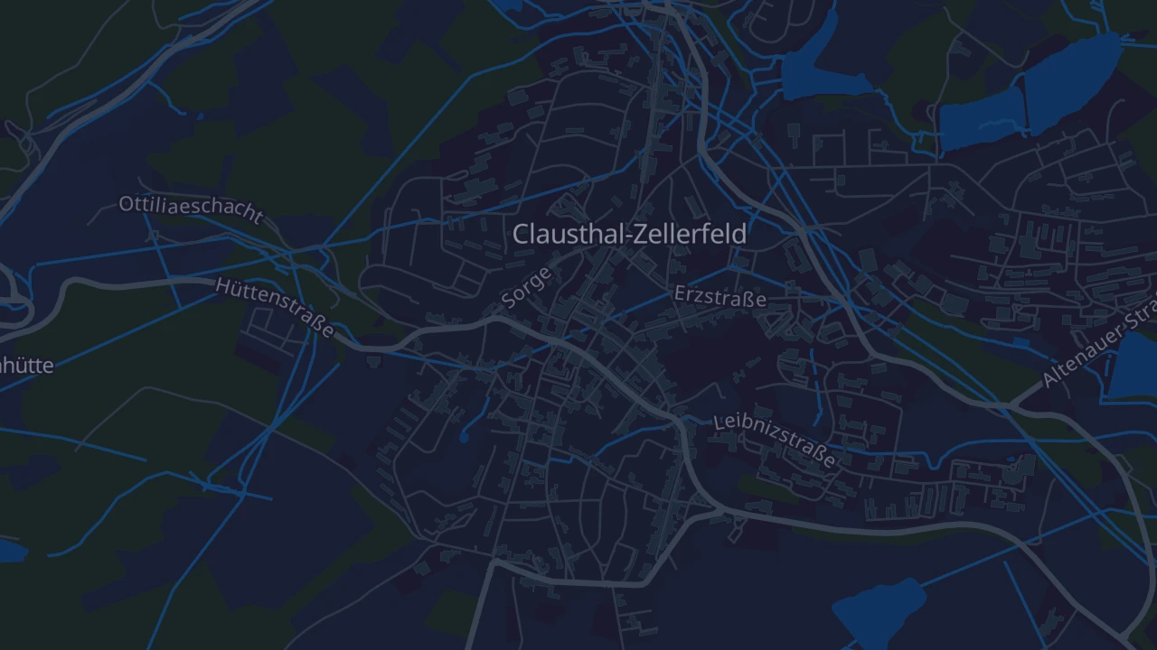 Karte von Clausthal-Zellerfeld