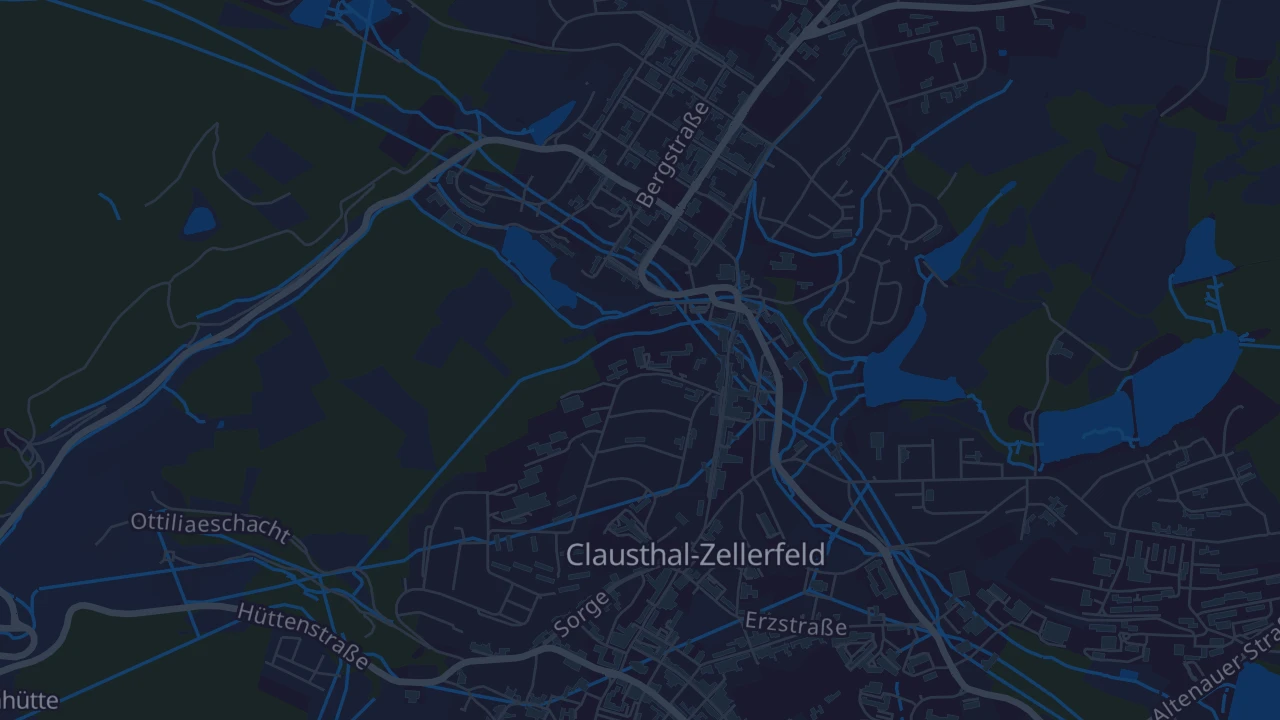 Karte von Clausthal-Zellerfeld