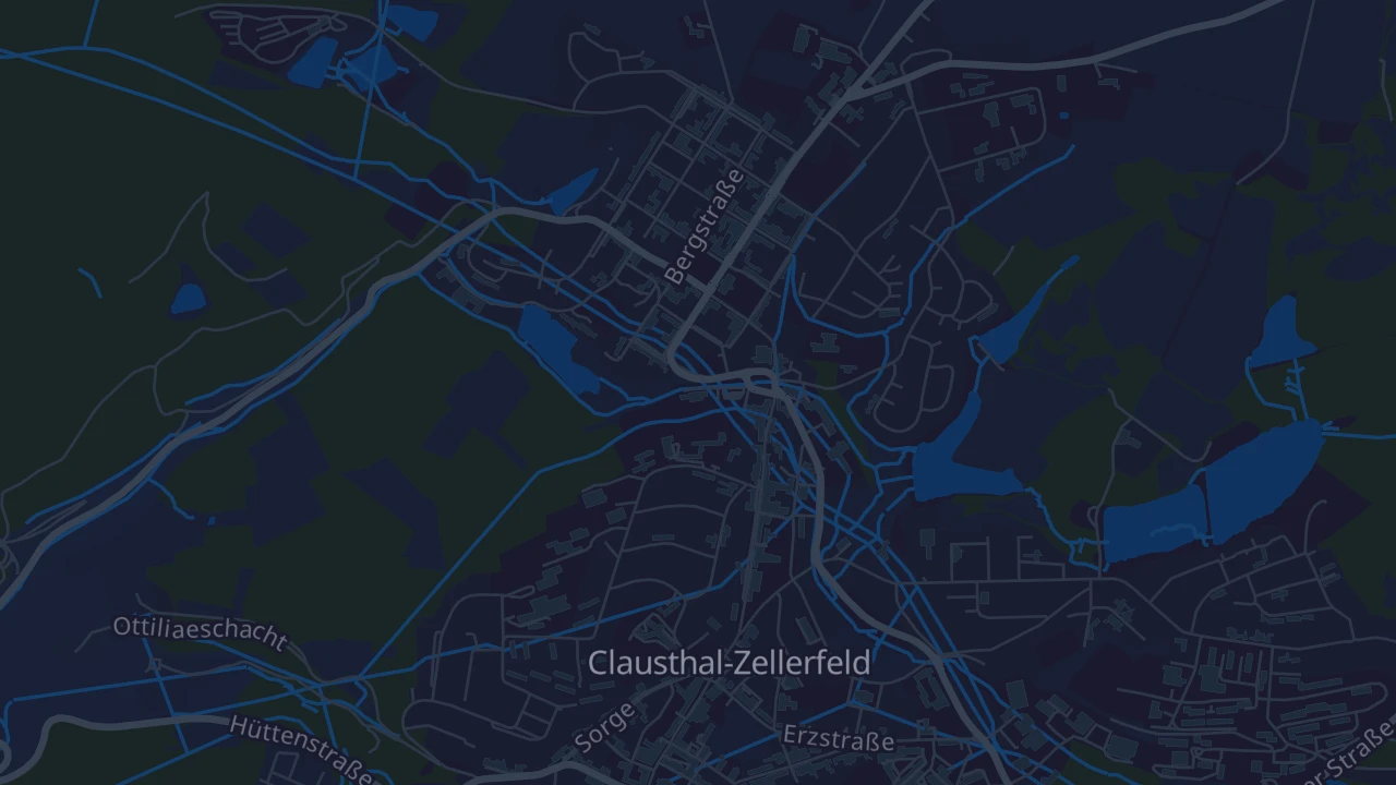 Karte von Clausthal-Zellerfeld