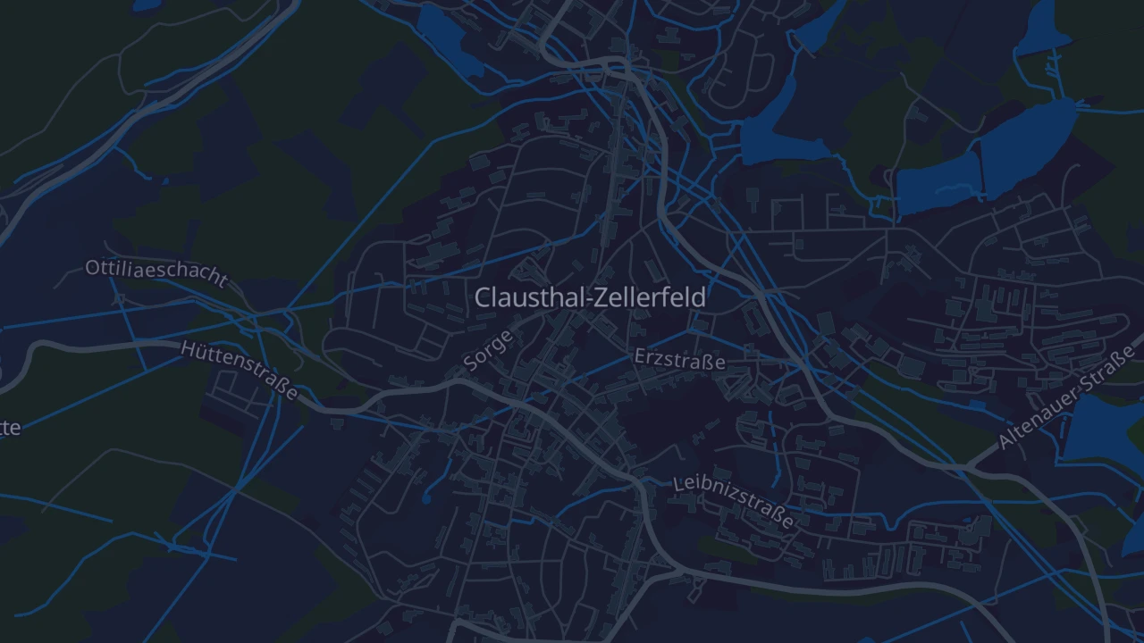 Karte von Clausthal-Zellerfeld