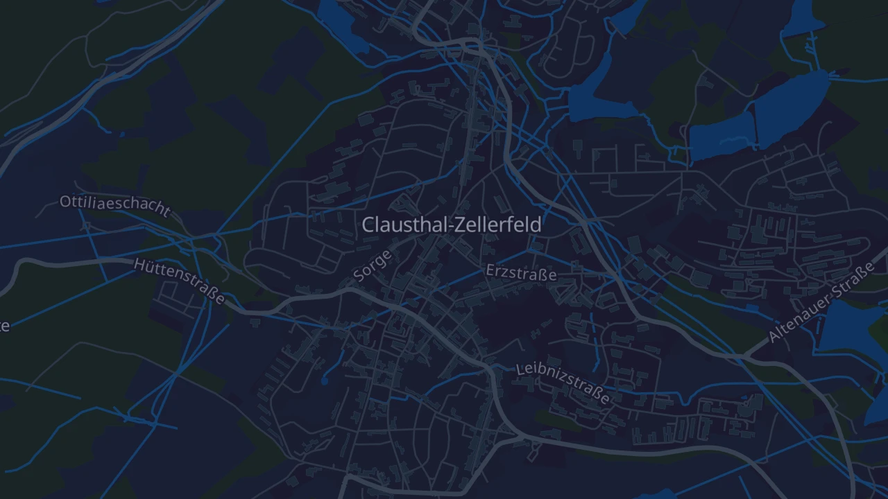 Karte von Clausthal-Zellerfeld