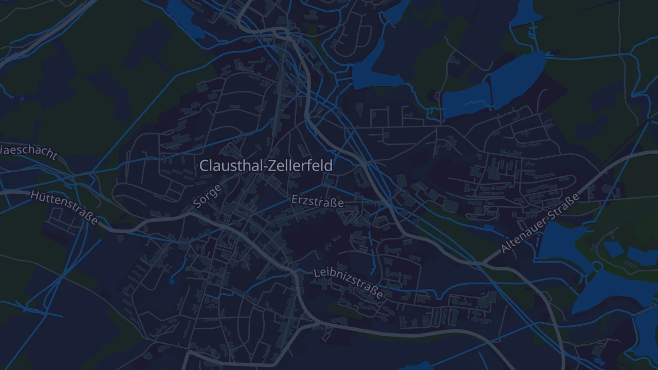Karte von Clausthal-Zellerfeld