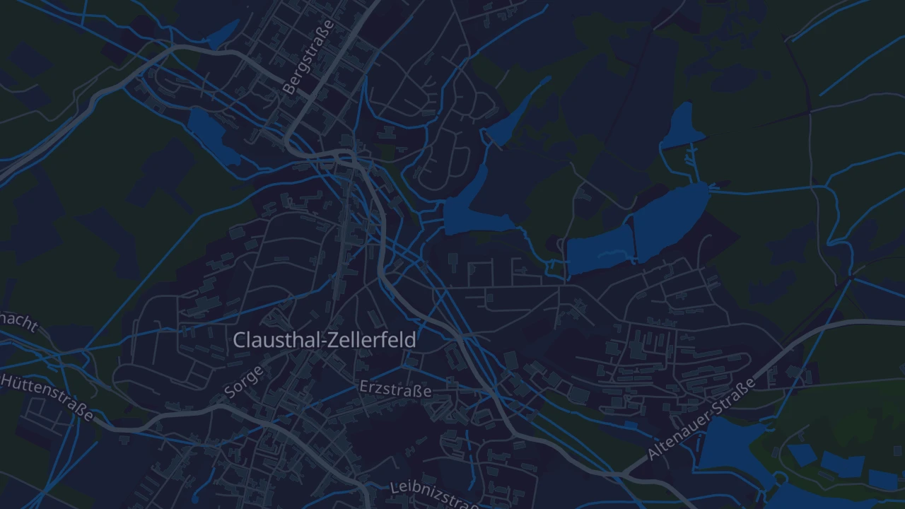 Karte von Clausthal-Zellerfeld